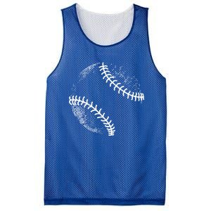 Baseball Silhouette Baseball Ball Gift Mesh Reversible Basketball Jersey Tank