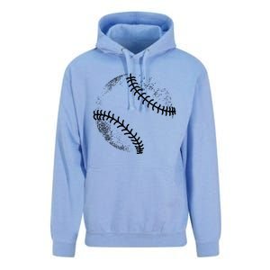 Baseball Silhouette Baseball Ball Gift Unisex Surf Hoodie