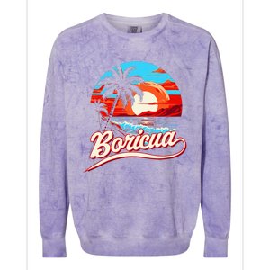 Boricua Spirit Beautiful Puerto Rican Pride Colorblast Crewneck Sweatshirt