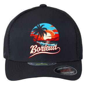 Boricua Spirit Beautiful Puerto Rican Pride Flexfit Unipanel Trucker Cap