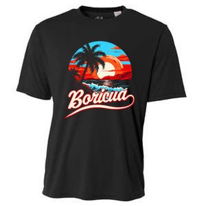 Boricua Spirit Beautiful Puerto Rican Pride Cooling Performance Crew T-Shirt