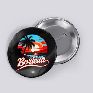 Boricua Spirit Beautiful Puerto Rican Pride Button