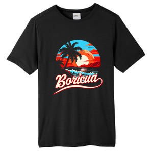 Boricua Spirit Beautiful Puerto Rican Pride Tall Fusion ChromaSoft Performance T-Shirt