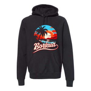 Boricua Spirit Beautiful Puerto Rican Pride Premium Hoodie