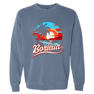 Boricua Spirit Beautiful Puerto Rican Pride Garment-Dyed Sweatshirt