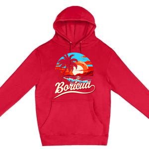 Boricua Spirit Beautiful Puerto Rican Pride Premium Pullover Hoodie