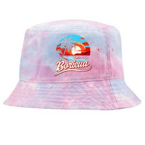 Boricua Spirit Beautiful Puerto Rican Pride Tie-Dyed Bucket Hat