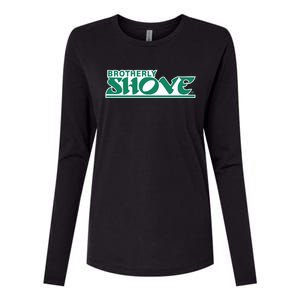 Brotherly Shove Womens Cotton Relaxed Long Sleeve T-Shirt