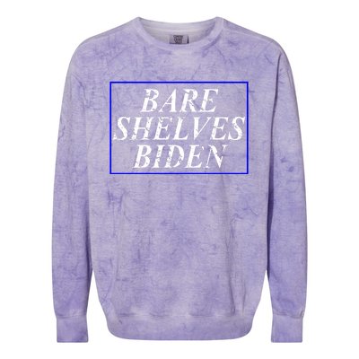 Bare Shelves Biden Colorblast Crewneck Sweatshirt