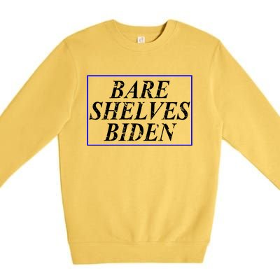 Bare Shelves Biden Premium Crewneck Sweatshirt