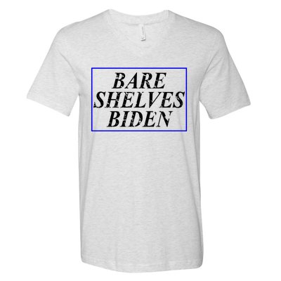 Bare Shelves Biden V-Neck T-Shirt