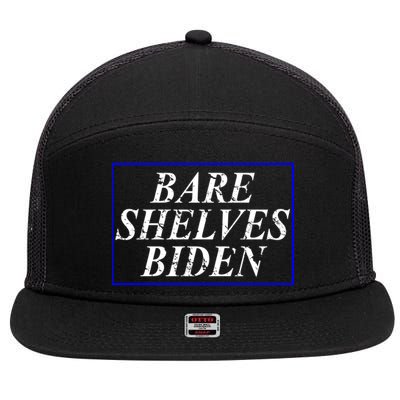 Bare Shelves Biden 7 Panel Mesh Trucker Snapback Hat