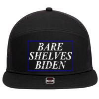 Bare Shelves Biden 7 Panel Mesh Trucker Snapback Hat