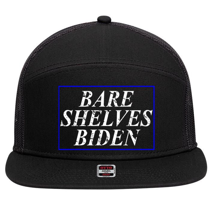 Bare Shelves Biden 7 Panel Mesh Trucker Snapback Hat