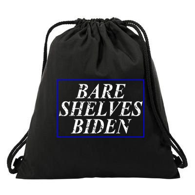 Bare Shelves Biden Drawstring Bag