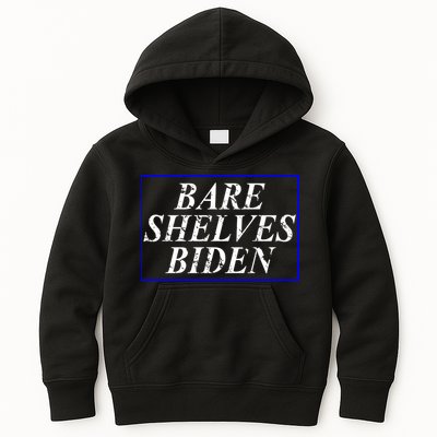 Bare Shelves Biden Kids Hoodie