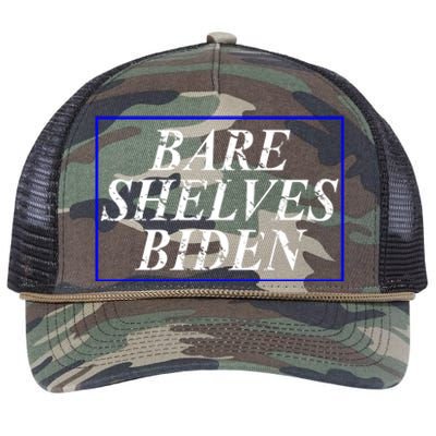 Bare Shelves Biden Retro Rope Trucker Hat Cap