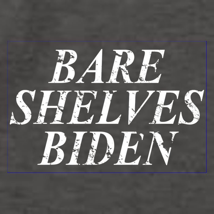 Bare Shelves Biden Vector Backpack