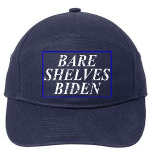 Bare Shelves Biden 7-Panel Snapback Hat