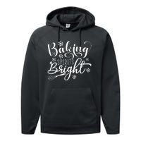 Baking Spirits Bright Jingle Bells Christmas Performance Fleece Hoodie