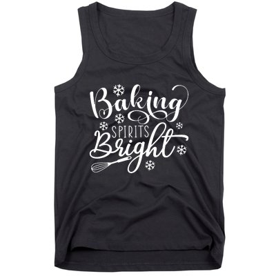 Baking Spirits Bright Jingle Bells Christmas Tank Top