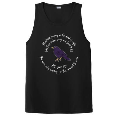 Blackbird Singing Bird Wings Microphone Singer Lyrics Artist PosiCharge Competitor Tank