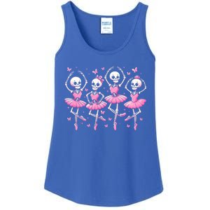 Ballet Skeleton Ballet Dancer Spooky Dance Teacher Halloween Gift Ladies Essential Tank