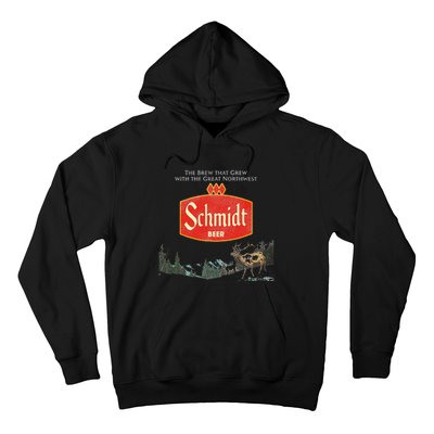 Beer Schmidt Beer Retro Defunct Nature Scene Hoodie