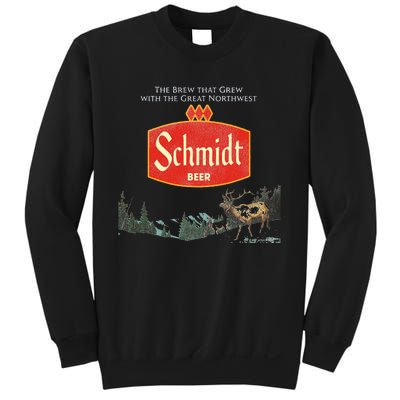 Beer Schmidt Beer Retro Defunct Nature Scene Sweatshirt