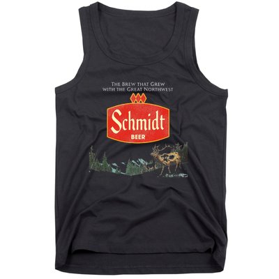 Beer Schmidt Beer Retro Defunct Nature Scene Tank Top