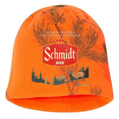 Beer Schmidt Beer Retro Defunct Nature Scene Kati - Camo Knit Beanie