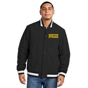 Boston Strong Insulated Varsity Jacket