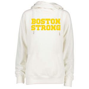 Boston Strong Womens Funnel Neck Pullover Hood