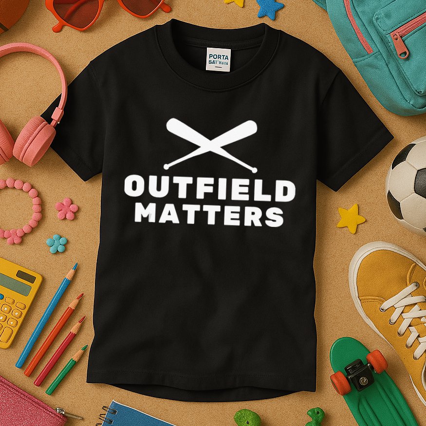 Baseball Sport Baseball Outfield Matters Baseball Outfields Kids T-Shirt