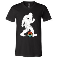 Bigfoot Soccer V-Neck T-Shirt