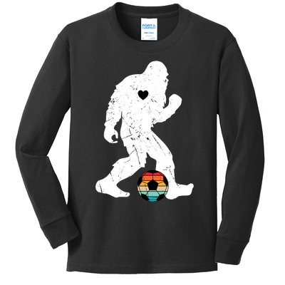 Bigfoot Soccer Kids Long Sleeve Shirt