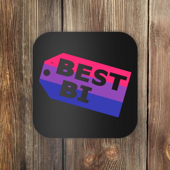 Bi Striped Best Bi, Distressed Relaxed Fit Coaster