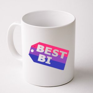 Bi Striped Best Bi, Distressed Relaxed Fit Coffee Mug