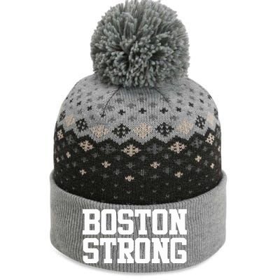 Boston Strong The Baniff Cuffed Pom Beanie