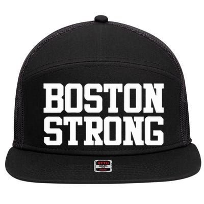 Boston Strong 7 Panel Mesh Trucker Snapback Hat