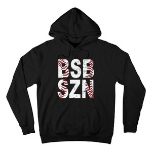 BSB SZN Baseball Season Distressed Hoodie