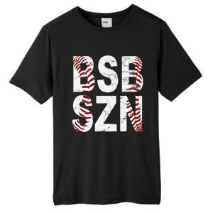 BSB SZN Baseball Season Distressed Tall Fusion ChromaSoft Performance T-Shirt