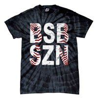 BSB SZN Baseball Season Distressed Tie-Dye T-Shirt