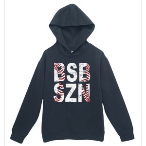 BSB SZN Baseball Season Distressed Urban Pullover Hoodie