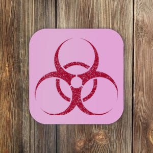 Biohazard Symbol Biological Hazard Warning Sign Coaster