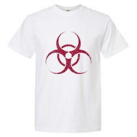 Biohazard Symbol Biological Hazard Warning Sign Garment-Dyed Heavyweight T-Shirt