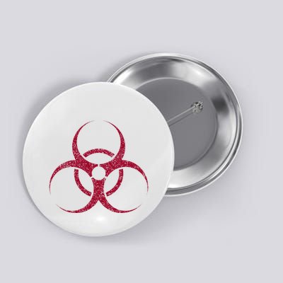 Biohazard Symbol Biological Hazard Warning Sign Button