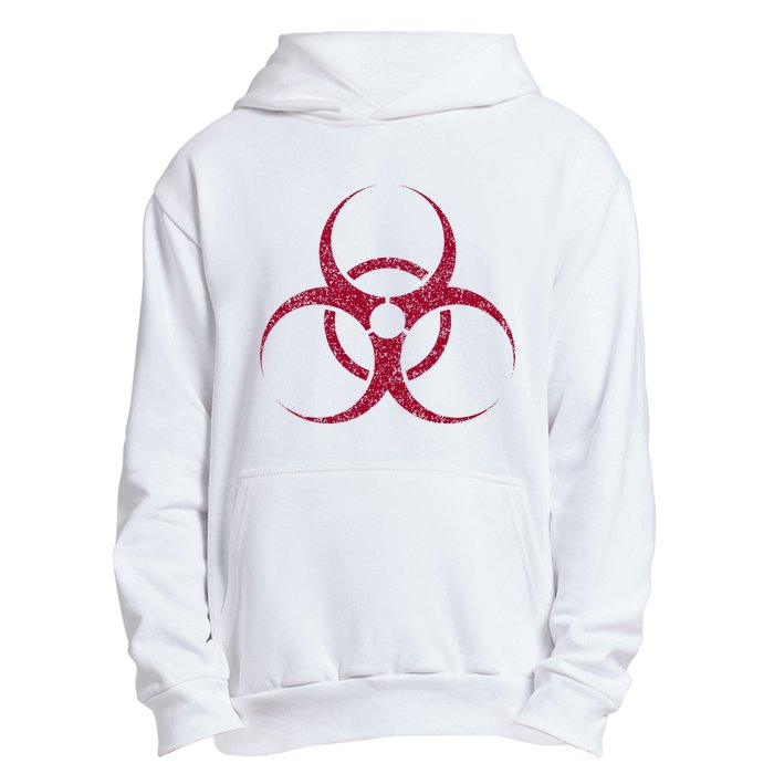 Biohazard Symbol Biological Hazard Warning Sign Urban Pullover Hoodie