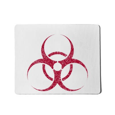 Biohazard Symbol Biological Hazard Warning Sign Mousepad