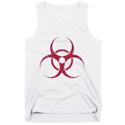 Biohazard Symbol Biological Hazard Warning Sign Tank Top